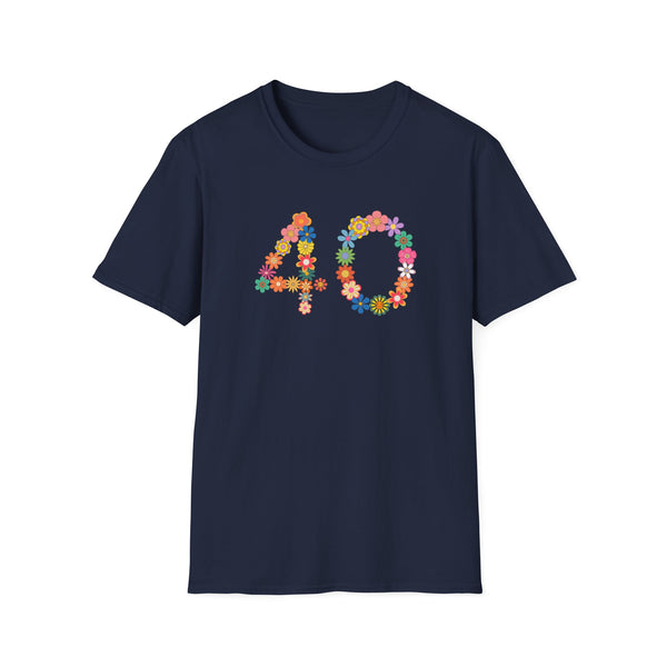 40 Groovy Flowers ERA 64000 T-Shirt